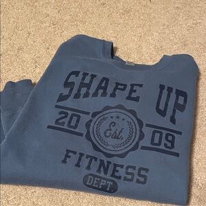 Fitness Dept. Blue Sweatshirt